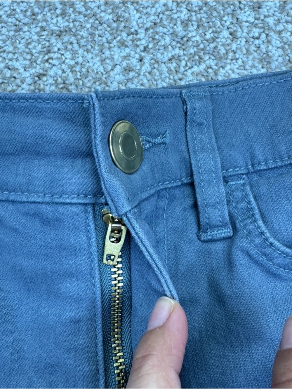 Ryegrass Gray High Rise Semi Flare Jeans Pants Womens Size 4 - Picture 10 of 12